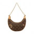 LouisVuitton ショルダーバッグ レディース モノグラム ループ ブラウン M81098